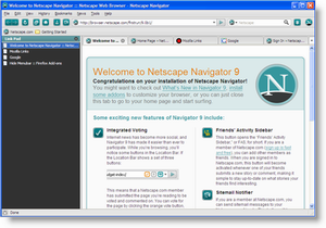  Netscape Navigator 9