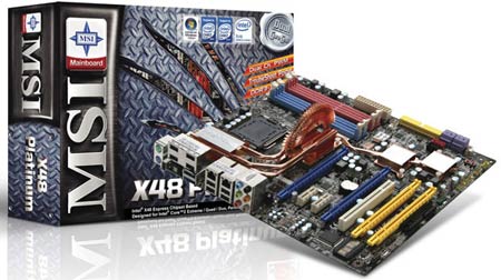 Плата на базе чипсета Intel X48 от Micro-Star International (MSI)