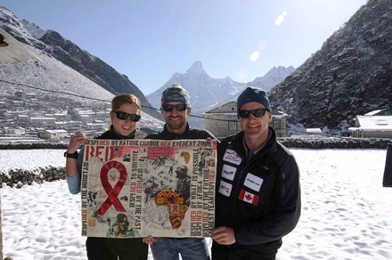 Участники экспедиции на Эверест