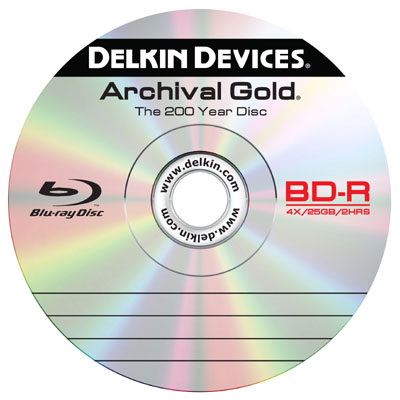 Blu-ray-диск с гарантией 200 лет от Delkin