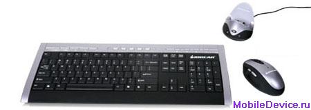IOGEAR GKM531RA клавиатура мышь, беспроводной комплект, USB, антибактериальное покрытие