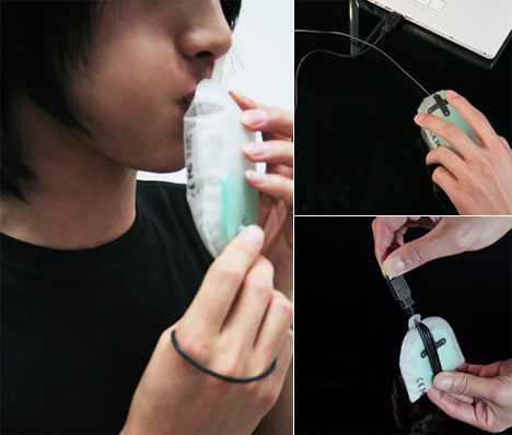 Jelly Clock - надувная мышка