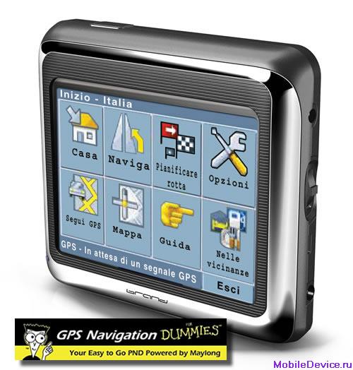 For Dummies FD35 GPS навигатор FD35, Maylong Group, POI, MP3-плеер