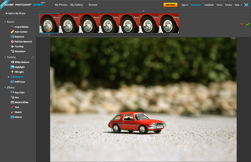 Онлайн-версия Photoshop