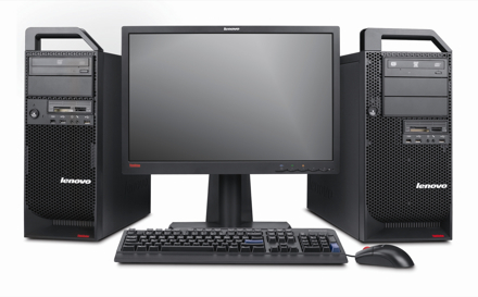 Lenovo ThinkStation S10 (слева) и D10