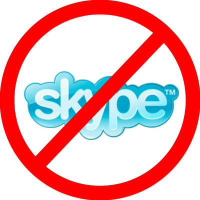 NO Skype