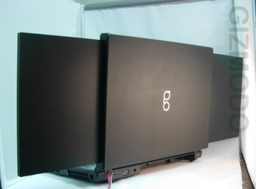 gScreen — ноутбук с двойным дисплеем