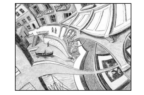 Escher-Droste effect